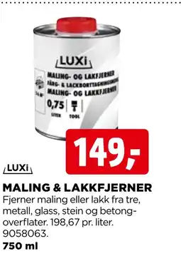 jem & fix MALING & LAKKFJERNER tilbud