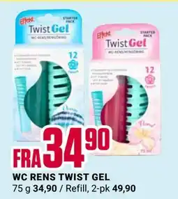 Europris WC RENS TWIST GEL tilbud