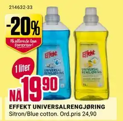 Europris EFFEKT UNIVERSALRENGJØRING, NOK 19.9 tilbud