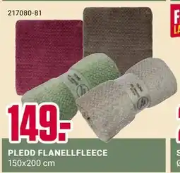 Europris PLEDD FLANELLFLEECE, NOK 149 tilbud