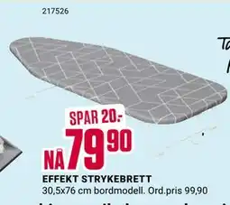 Europris EFFEKT STRYKEBRETT, NOK 79.9 tilbud