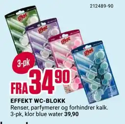 Europris EFFEKT WC-BLOKK tilbud