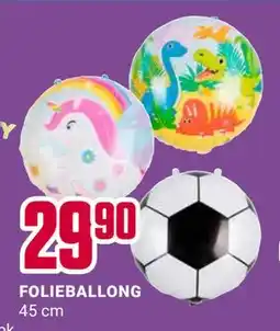 Europris FOLIEBALLONG, NOK 29.9 tilbud