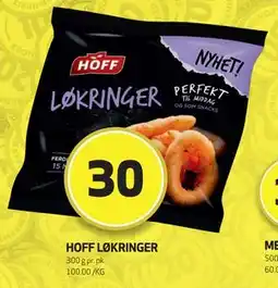 Bunnpris HOFF LØKRINGER, NOK 30 tilbud