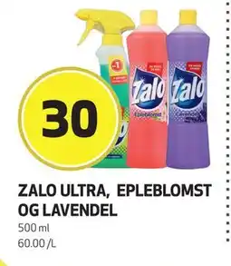 Bunnpris ZALO ULTRA, EPLEBLOMST OG LAVENDEL, NOK 30 tilbud