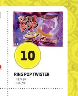 Bunnpris RING POP TWISTER, NOK 10 tilbud