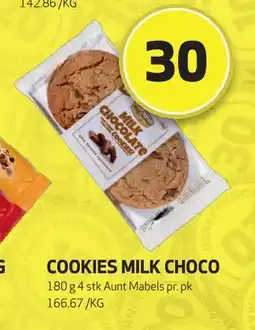Bunnpris COOKIES MILK CHOCO, NOK 30 tilbud
