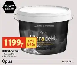 Montér ULTRADEKK 10L, NOK 1199 tilbud