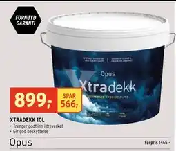 Montér XTRADEKK 10L, NOK 899 tilbud