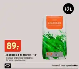 Montér LECAKULER 4-10 MM 10 LITER, NOK 89 tilbud