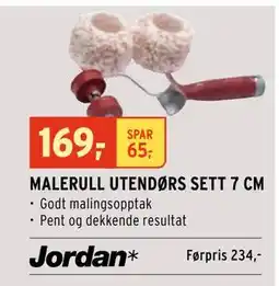 Montér MALERULL UTENDØRS SETT 7 CM, NOK 169 tilbud