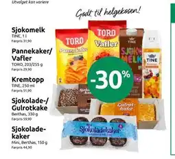 Joker Sjokolade-/ Gulrotkake tilbud
