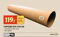 Montér STØPERØR Ø150 1200 MM, NOK 119 tilbud
