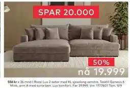 Skeidar Rossi Lux, NOK 19999 tilbud