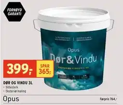 Montér DØR OG VINDU 3L, NOK 399 tilbud