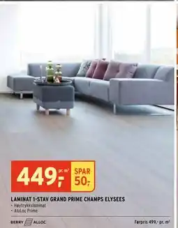 Montér LAMINAT 1-STAV GRAND PRIME CHAMPS ELYSEES, NOK 449 tilbud