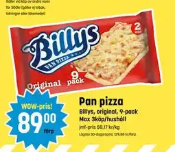 Eurocash Pan pizza, SEK 89 tilbud