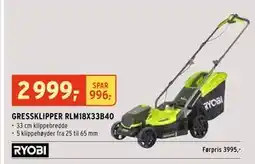 Montér GRESSKLIPPER RLM18X33B40, NOK 2999 tilbud
