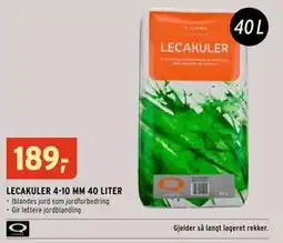 Montér LECAKULER 4-10 MM 40 LITER, NOK 189 tilbud