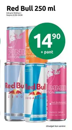 Joker Red Bull 250 ml, NOK 14.9 tilbud