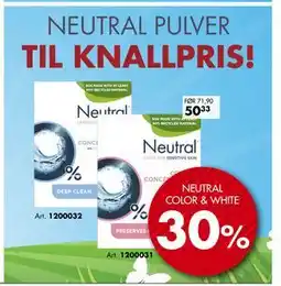 Sparkjøp NEUTRAL COLOR & WHITE, NOK 50.33 tilbud