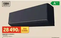 Montér VARMEPUMPE CS-HZ25ZKE-H, NOK 28490 tilbud