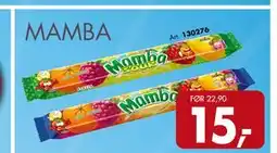 Sparkjøp MAMBA, NOK 15 tilbud