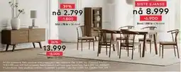 Skeidar A-Line spisebord, NOK 8999 tilbud