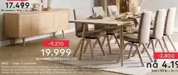 Skeidar Woodcraft spisebord, NOK 29269, Medlemspris tilbud