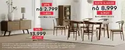 Skeidar A-Line skjenk, NOK 13999 tilbud