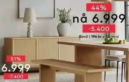 Skeidar Groove skjenk, 3 dører, NOK 6999 tilbud