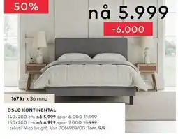 Skeidar OSLO KONTINENTAL tilbud