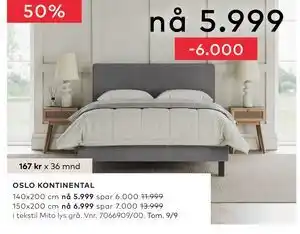 Skeidar OSLO KONTINENTAL tilbud