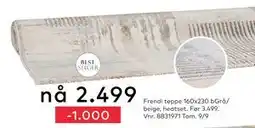 Skeidar Frendi teppe 160x230, NOK 2499 tilbud