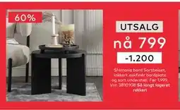 Skeidar Shimana bord Sortbeiset, NOK 799 tilbud