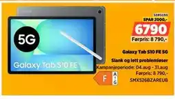 POWER Galaxy Tab S10 FE 5G, NOK 6790 tilbud
