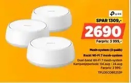 POWER Mesh-system, NOK 2690 tilbud