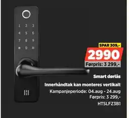 POWER Smart dørlås, NOK 2990 tilbud