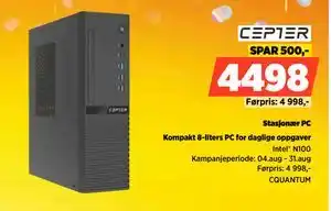 POWER Stasjonær PC, NOK 4498 tilbud