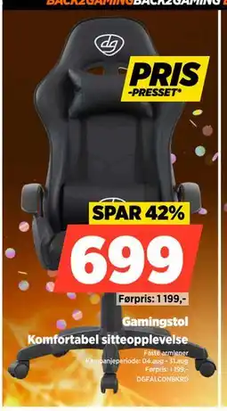 POWER Gamingstol, NOK 699 tilbud