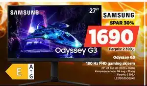 POWER Odyssey G3, NOK 1690 tilbud