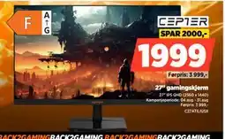 POWER 27 gamingskjerm, NOK 1999 tilbud