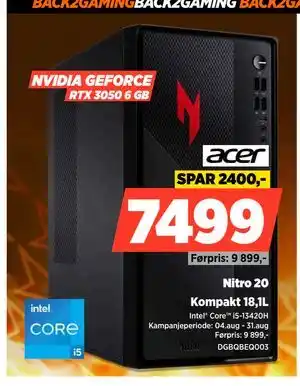 POWER Nitro 20, NOK 7499 tilbud
