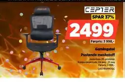 POWER Gamingstol, NOK 2499 tilbud