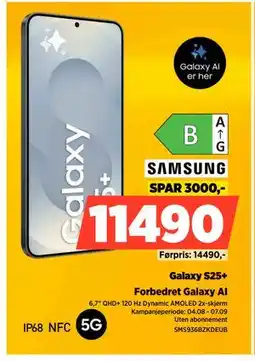 POWER Galaxy S25+, NOK 11490 tilbud