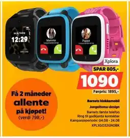 POWER Barnets klokkemobil, NOK 1090 tilbud
