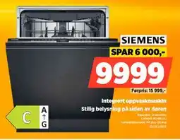 POWER Integrert oppvaskmaskin, NOK 9999 tilbud