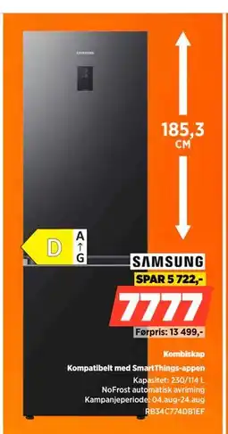 POWER Kombiskap, NOK 7777 tilbud