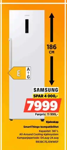 POWER Kjøleskap, NOK 7999 tilbud