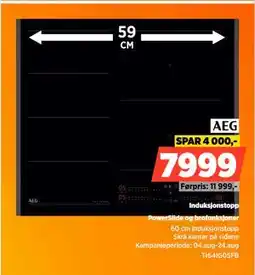 POWER Induksjonstopp, NOK 7999 tilbud